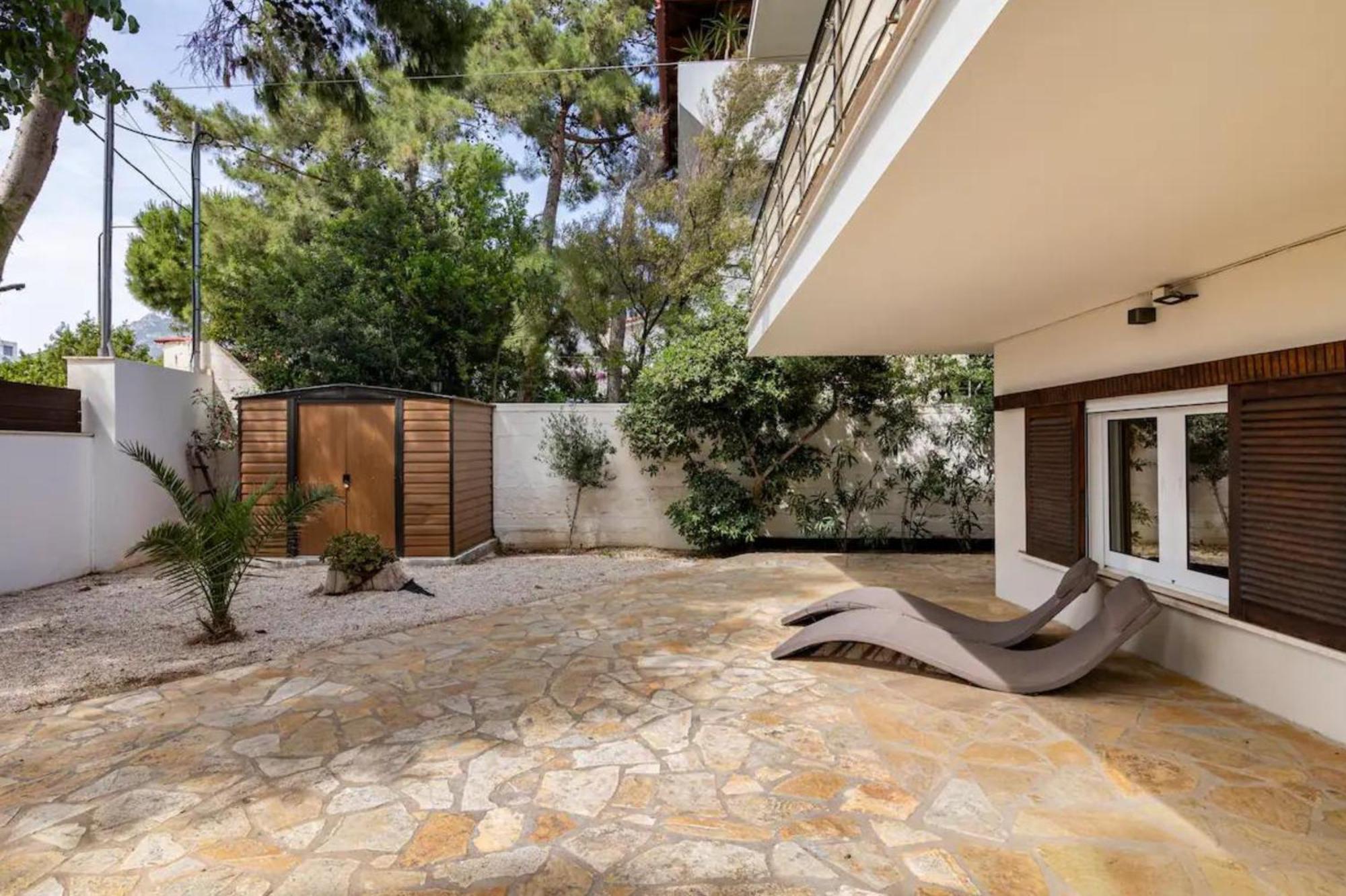 Rafia Loft Loutraki, Garden & Pool Table - Beach Buitenkant foto