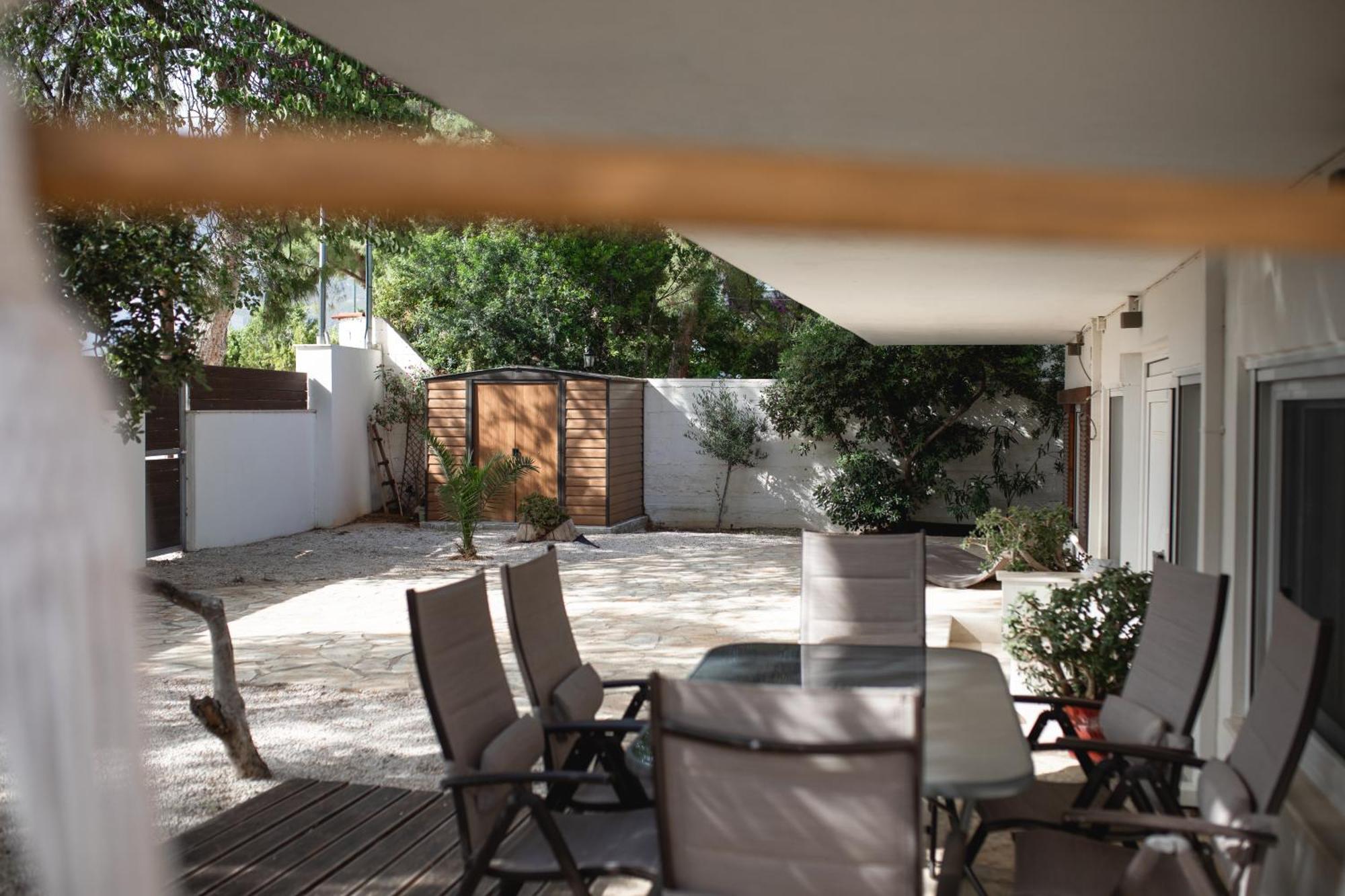 Rafia Loft Loutraki, Garden & Pool Table - Beach Buitenkant foto